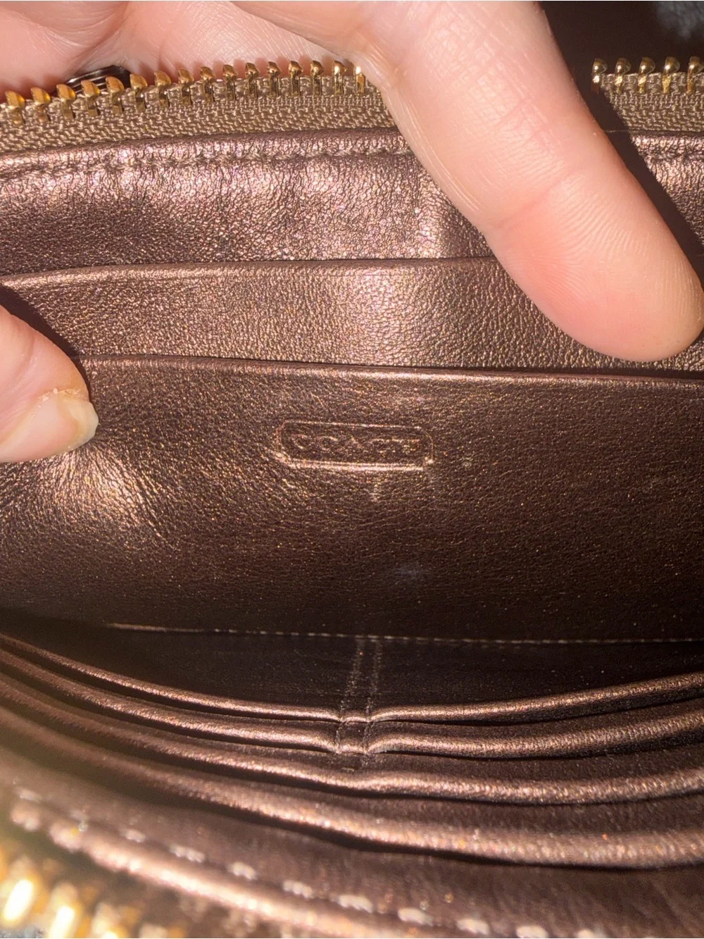 Coach item shown